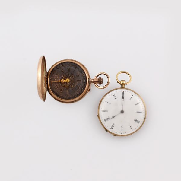 Set of Two pocket watches  - Auction Jewelery and Watches - Casa d'Aste International Art Sale