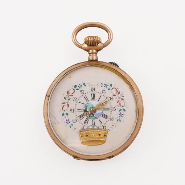 L.MUGNIER - Orologio con stemma corona