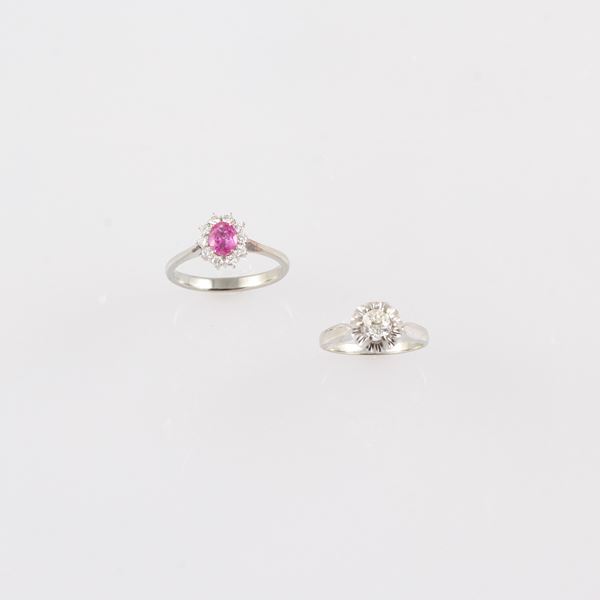 LOT OF TWO RINGS  - Auction Jewelery and Watches - Casa d'Aste International Art Sale