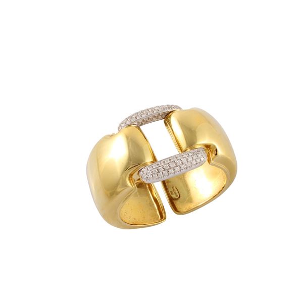 18KT GOLD AND DIAMONDS BRACELET  - Auction Important Jewelry - Casa d'Aste International Art Sale