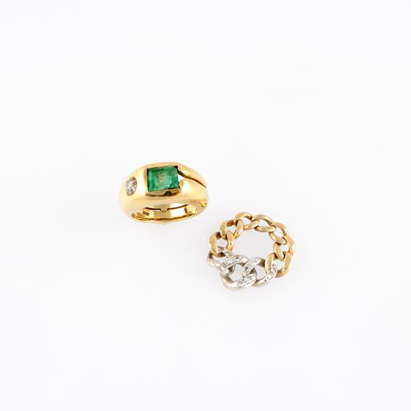 LOTO OF TWO RINGS