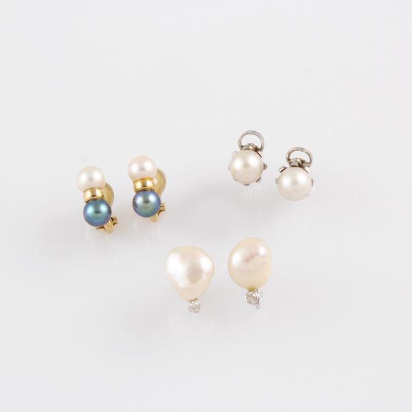LOT OF THREE CLIP EARRINGS