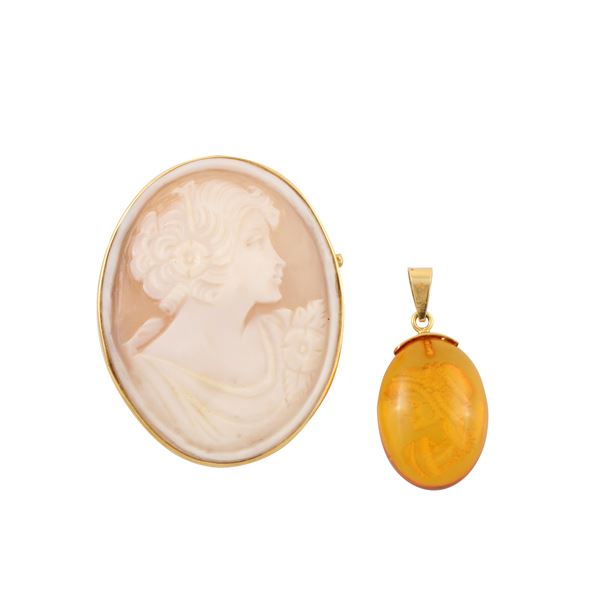 LOT OF BROOCH AND PENDANT  - Auction Jewelery and Watches - Casa d'Aste International Art Sale