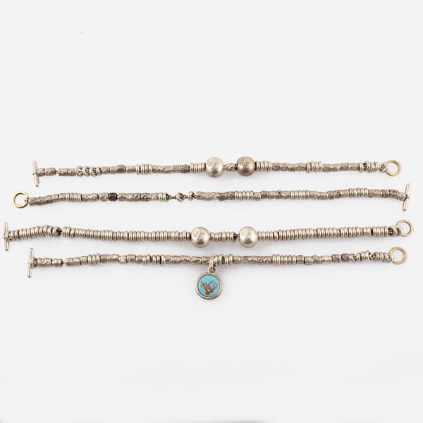 LOT OF FOUR BRACELETS, DODO