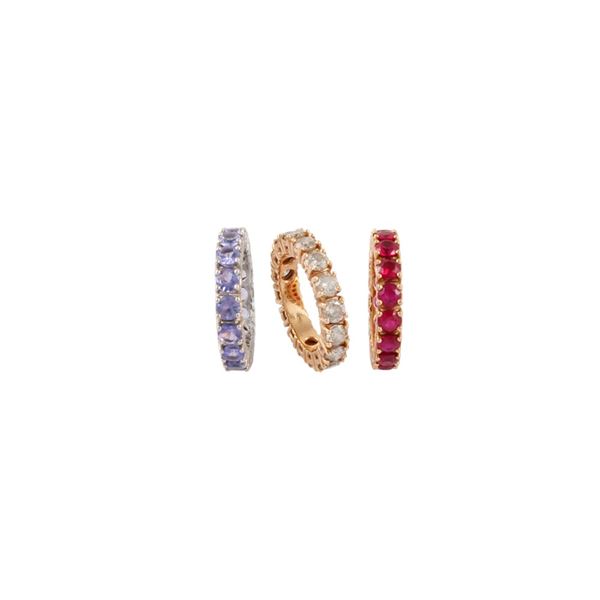 LOT OF THREE RINGS