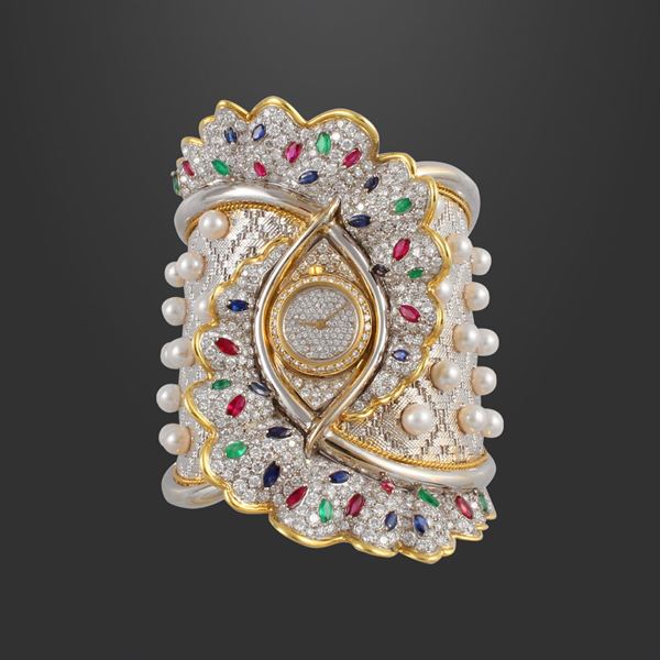 IMPORTANTE BRACCIALE OROLOGIO