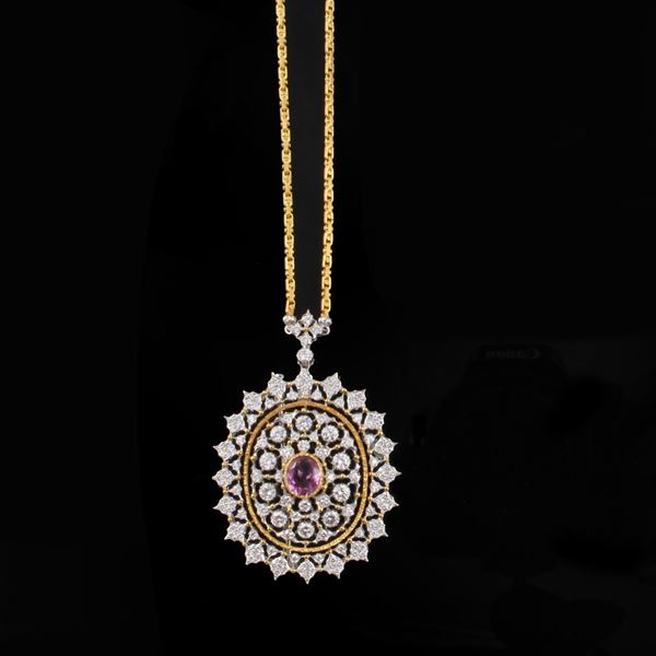 BROOCH - PENDANT AND NECKLACE, GIANMARIA BUCCELLATI