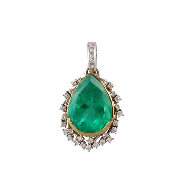 PENDANT, COLOMBIA EMERALD