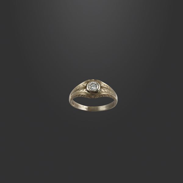 18KT GOLD AND DIAMOND RING  - Auction Jewelery & Objects by Vertu - Casa d'Aste International Art Sale