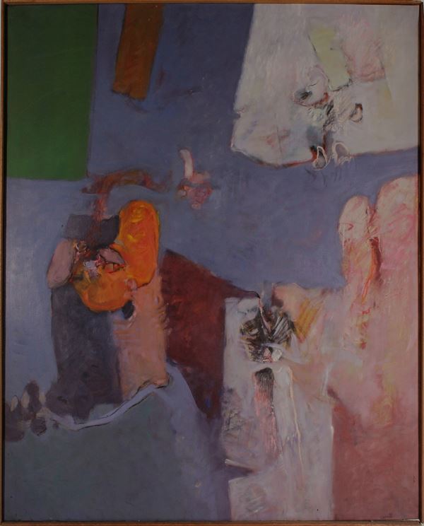 MINO CERETTI : Figurazione  (1962)  - Olio su tela - Auction Modern, Contemporary and 19th Century Paintings - Casa d'Aste International Art Sale