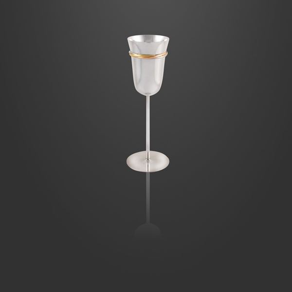 SEI CALICI DA CHAMPAGNE, CARTIER "Trinity"