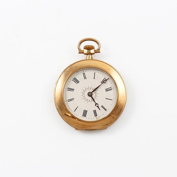 9K Yellow Gold Pocket Watch  - Auction Jewelery & Watches - Casa d'Aste International Art Sale