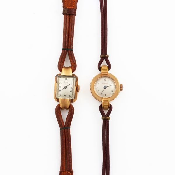 Lot of two Levrette wristwatches  - Auction Jewelery & Watches - Casa d'Aste International Art Sale