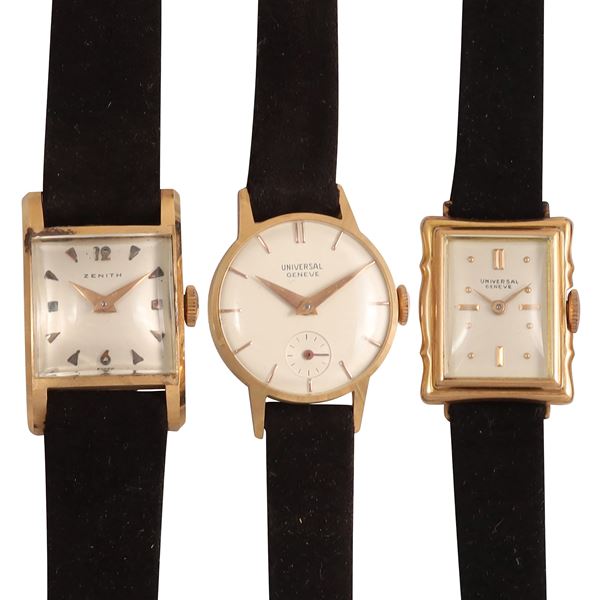 Tre orologi Universal Geneve - Zenith