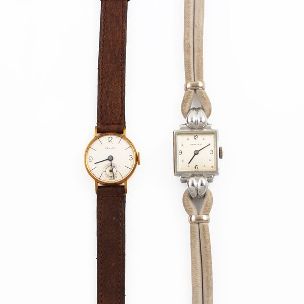 Zenith : Set of Two Zenith Wristwatches  - Auction Jewelery & Watches - Casa d'Aste International Art Sale