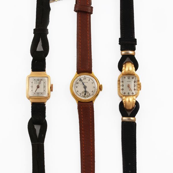 Lot of Three Watches  - Auction Jewelery & Watches - Casa d'Aste International Art Sale