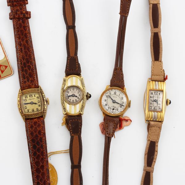 Lot of Four Lady's wristwatches  - Auction Jewelery & Watches - Casa d'Aste International Art Sale