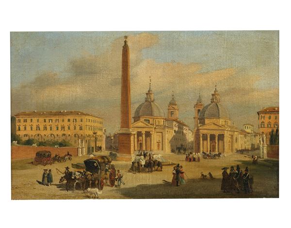 GIUSEPPE CANELLA - Piazza del popolo
