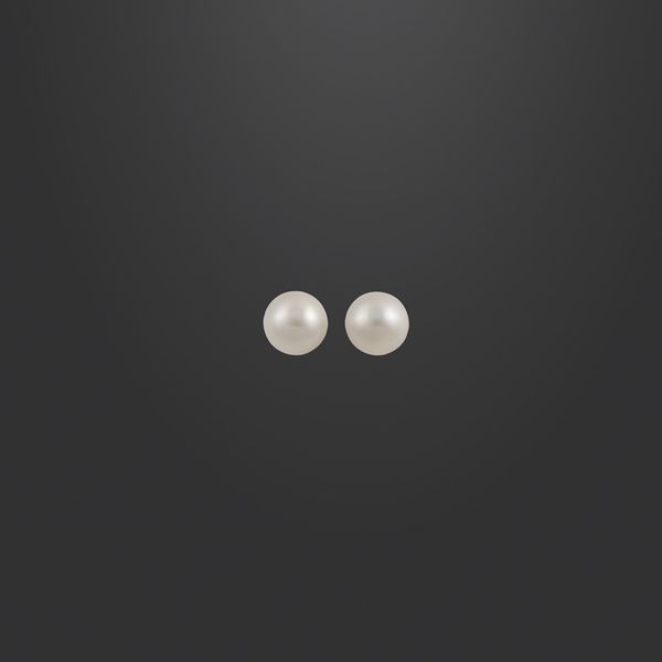 18KT GOLD AND PEARL EARRINGS