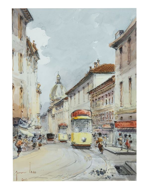 GIOVANNI IZZO - Scorcio milanese