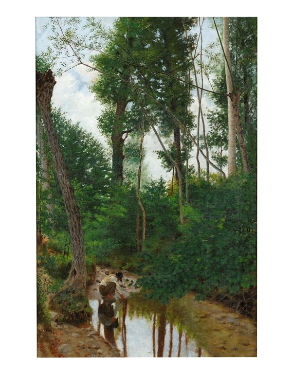 CARLO TESTI - Figura nel bosco