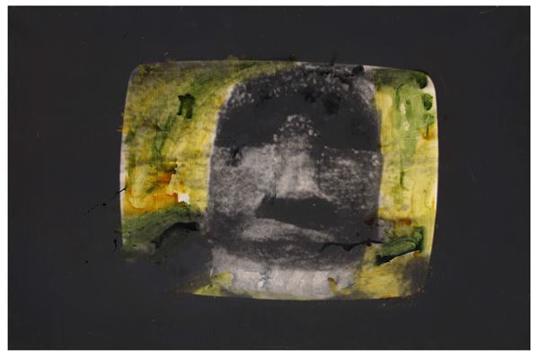 MARIO SCHIFANO : Senza titolo  (Seconda metà anni settanta)  - Smalto su tela emulsionata - Asta Dipinti di Arte Moderna, Contemporanea e XIX Secolo - Casa d'Aste International Art Sale