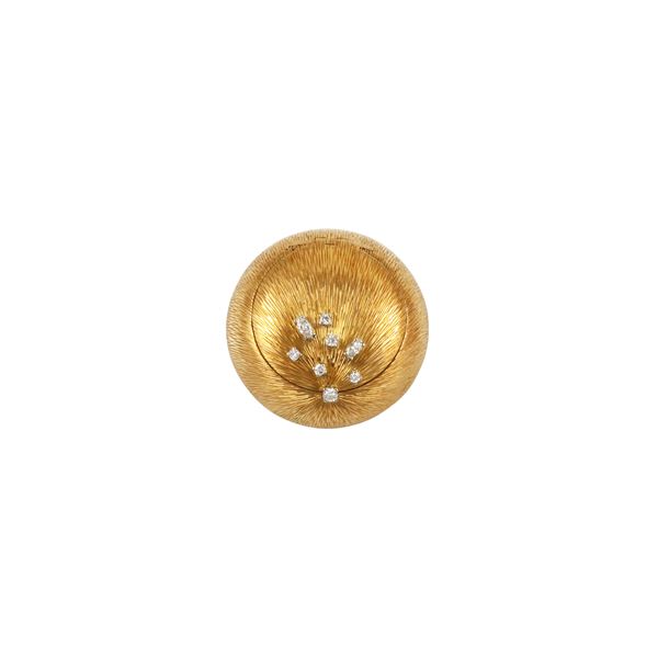 18KT GOLD AND DIAMONDS PILLBOX  - Auction Important Jewelry - Casa d'Aste International Art Sale