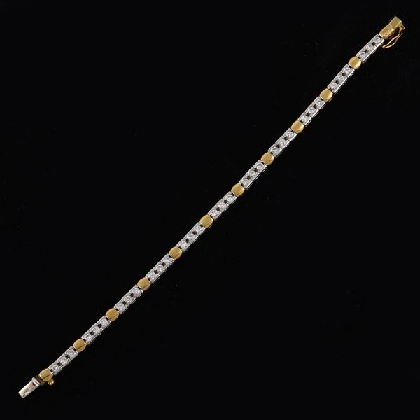 18KT GOLD AND DIAMONDS BRACELET, DAMIANI