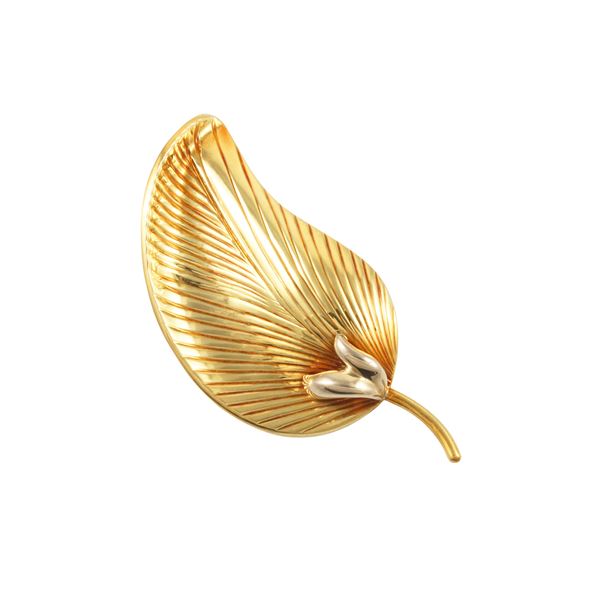 18KT GOLD BROOCH  - Auction Important Jewelry - Casa d'Aste International Art Sale