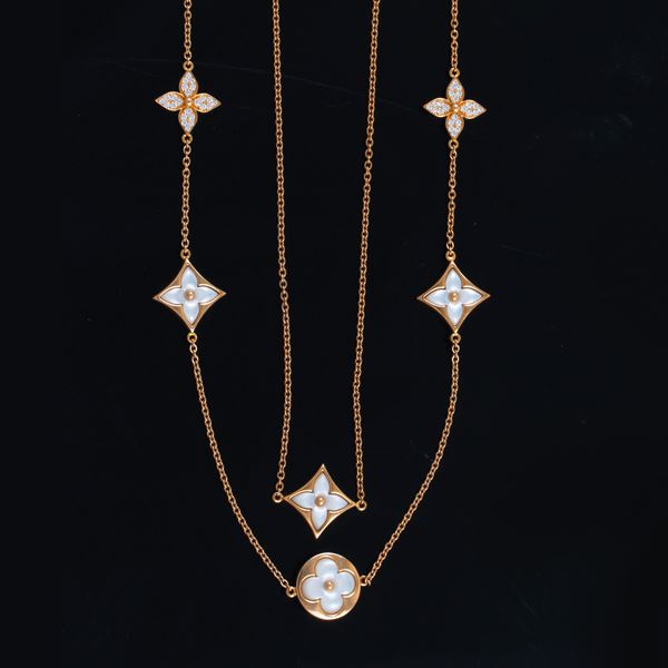 LUNGA COLLANA, LOUIS VUITTON "Color Blossom"