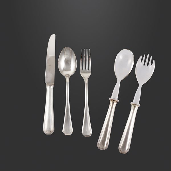 800 SILVER CUTLERY SERVICE, 141 PIECES