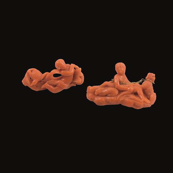 DUE SPILLE  - Asta Gioielli Importanti - Casa d'Aste International Art Sale