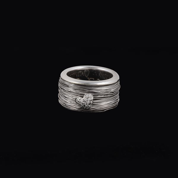 18KT GOLD AND DIAMONDS RING, PASQUALE BRUNI
