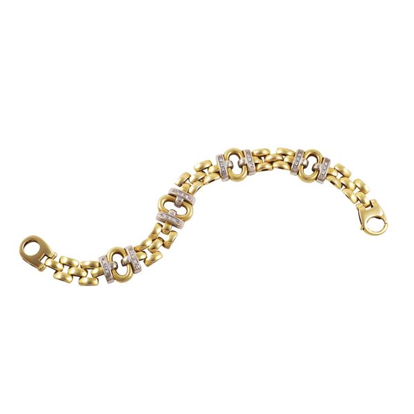 18KT GOLD AND DIAMONDS BRACELET  - Auction IMPORTANT JEWELRY - Casa d'Aste International Art Sale