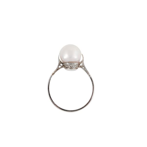 ANELLO, PERLA NATURALE
