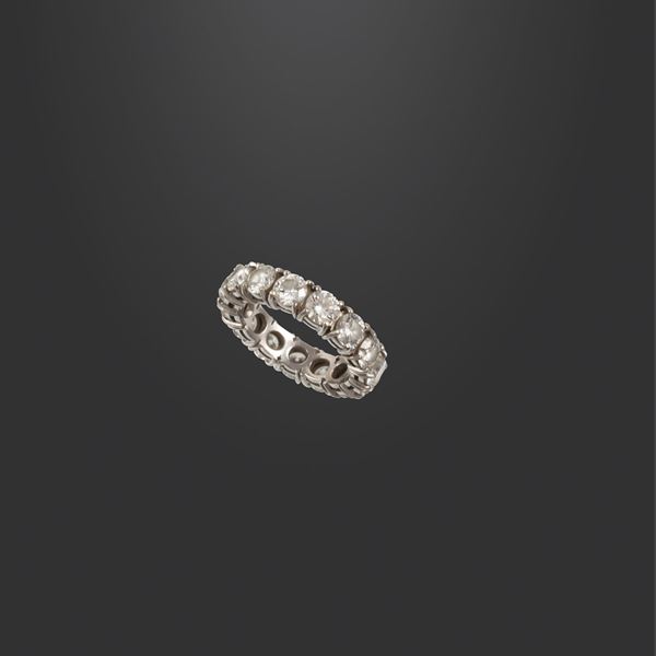 18KT GOLD AND DIAMONDS RING  - Auction Important Jewelry - Casa d'Aste International Art Sale