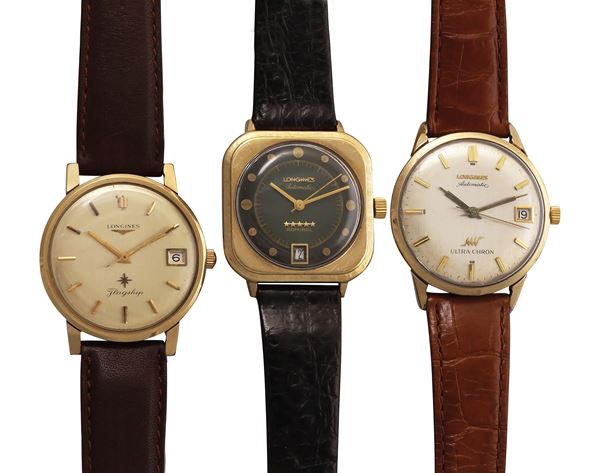 Longines - Lot of Three Longines Wristwatches