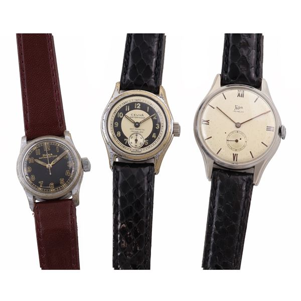 LOTTO DI TRE OROLOGI : LOTTO DI TRE OROLOGI  - Auction JEWELRY, WATCHES, AND SILVERWARE - Casa d'Aste International Art Sale