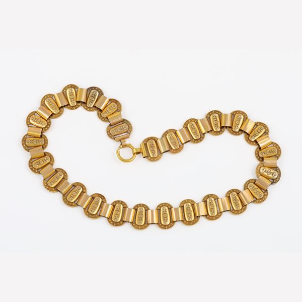 9KT GOLD NECKLACE  - Auction JEWELRY, WATCHES, AND SILVERWARE - Casa d'Aste International Art Sale