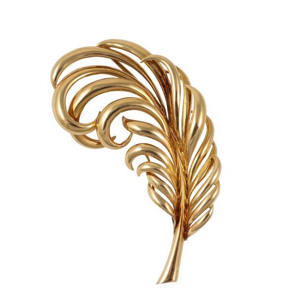 18KT GOLD BROOCH  - Auction IMPORTANT JEWELRY - Casa d'Aste International Art Sale