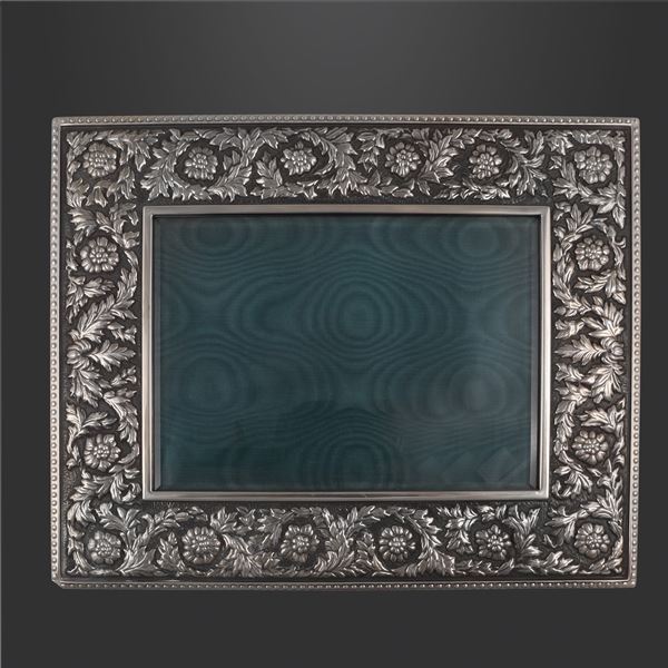 925 SILVER FRAME ON WOODEN STAND, GIANMARIA BUCCELLATI  - Auction IMPORTANT JEWELRY - Casa d'Aste International Art Sale