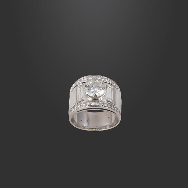 18KT GOLD AND DIAMONDS RING  - Auction IMPORTANT JEWELRY - Casa d'Aste International Art Sale