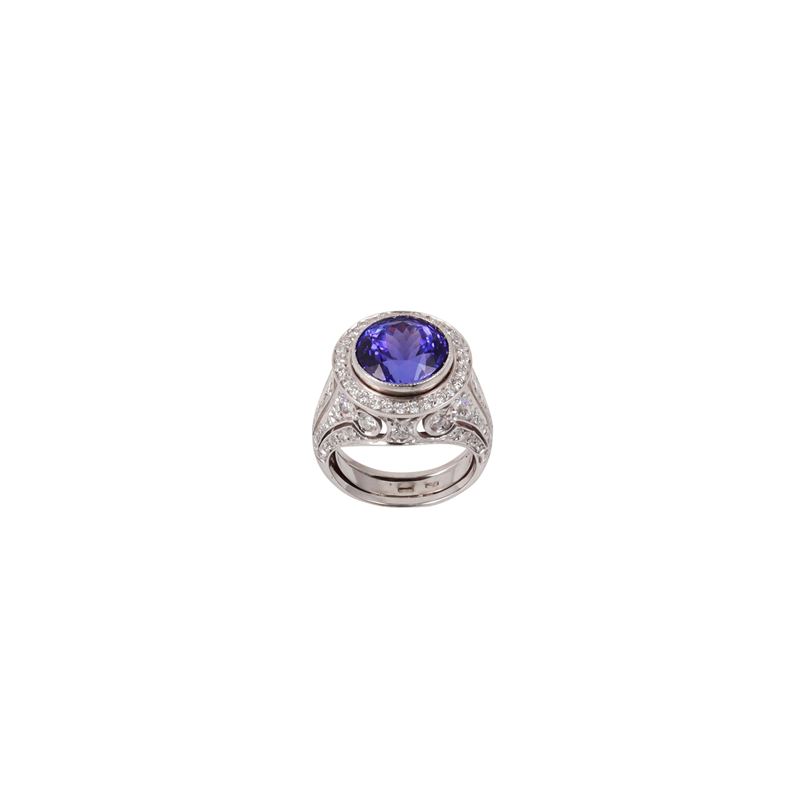Anello, Tanzanite