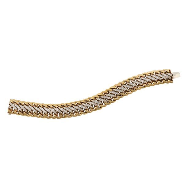 18KT GOLD AND DIAMONDS BRACELET