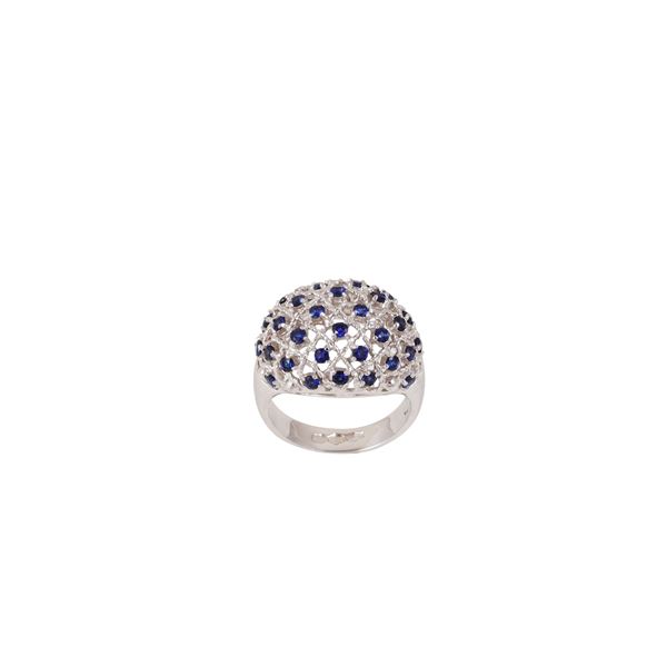 18KT GOLD AND SAPPHIRE RING  - Auction IMPORTANT JEWELRY - Casa d'Aste International Art Sale