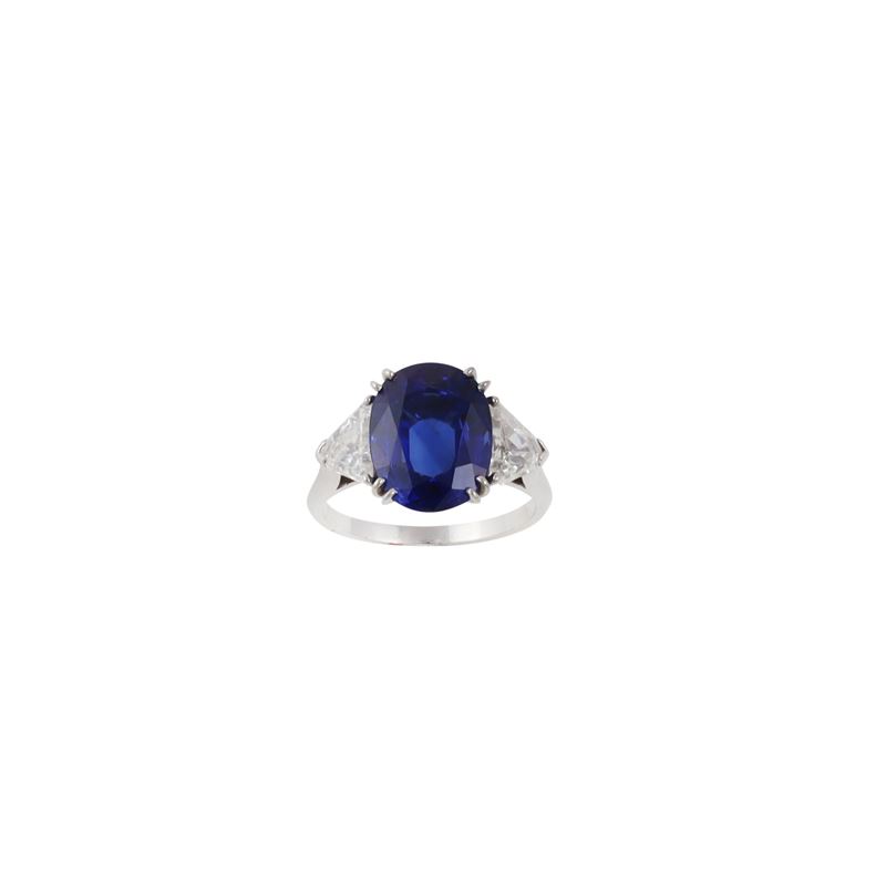 Anello, Zaffiro Sri Lanka "royal Blue"