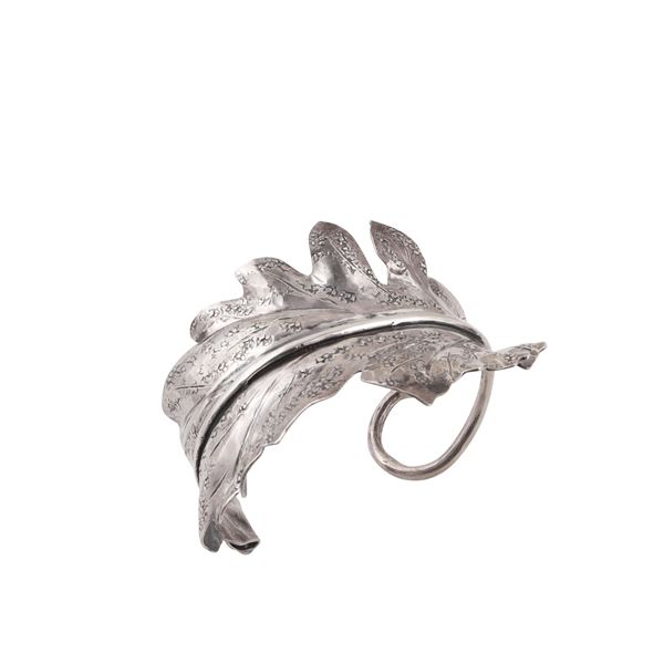 * 925 SILVER BRACELET, BUCCELLATI "Mario Leaf"