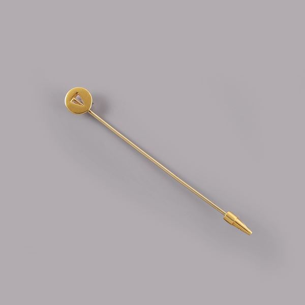 * 18KT GOLD TIE PIN, POMELLATO