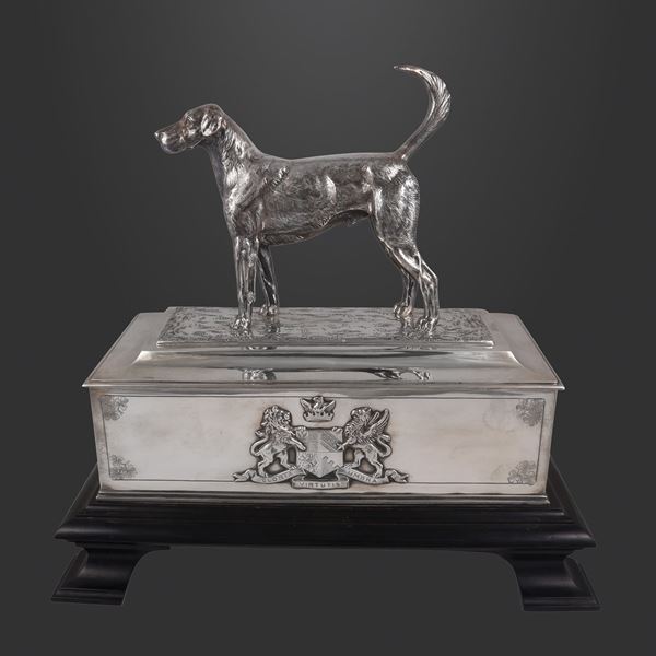 925 SILVER BOX WITH WOOD  - Auction IMPORTANT JEWELRY - Casa d'Aste International Art Sale