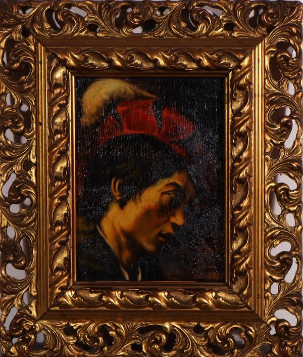 PROFERIO GROSSI : Volto  (1941)  - Olio su tela - Asta ARTE MODERNA E CONTEMPORANEA - Casa d'Aste International Art Sale